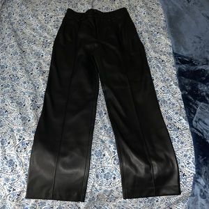 Zara faux leather pants